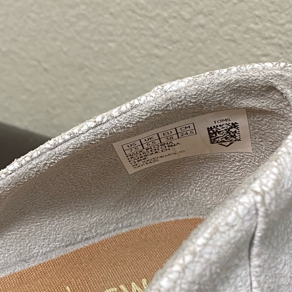 TOMS Women's Jutti D'orsay Flats size 7.5 - Picture 2 of 7